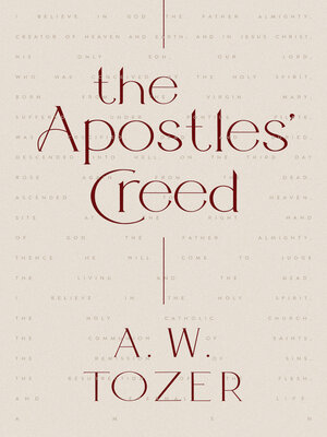 cover image of The Apostles' Creed
